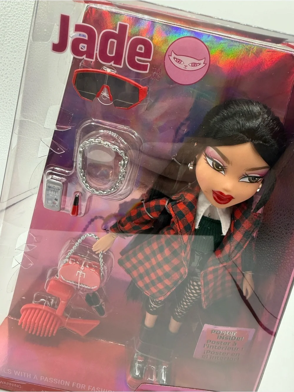 New In Box Bratz Alwayz Jade Fashion Doll with 10 Accessories and Poster B